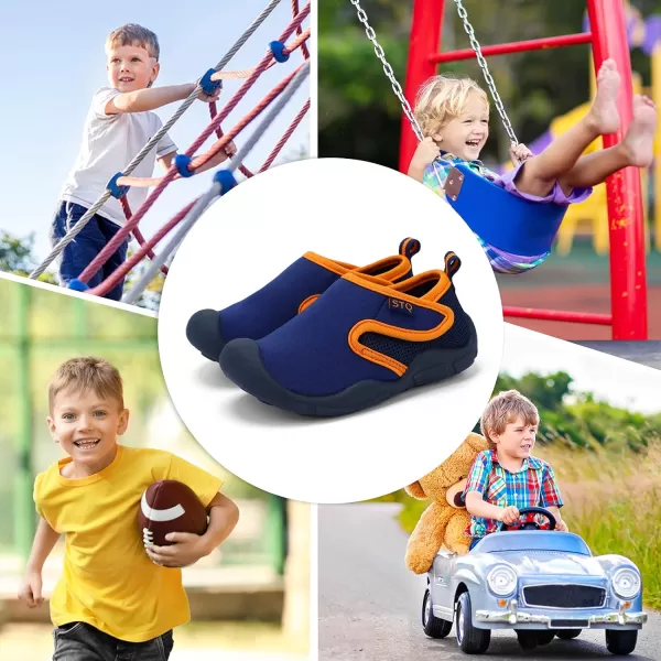 STQ Toddler Boys Girls Sneakers for Kids Lightweight Tennis Walking Sock Shoes