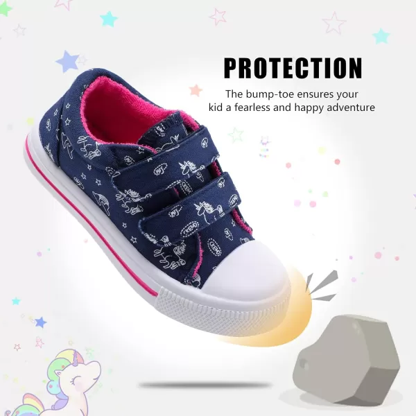 STQ Toddler Boys &amp; Girls Slip On Canvas Sneakers