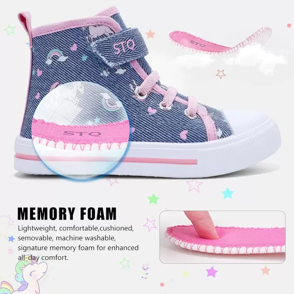STQ Toddler Boys &amp; Girls Slip On Canvas Sneakers
