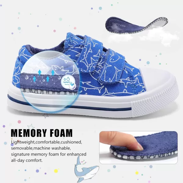 STQ Toddler Boys &amp; Girls Slip On Canvas Sneakers