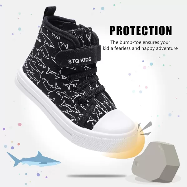 STQ Toddler Boys &amp; Girls Slip On Canvas Sneakers