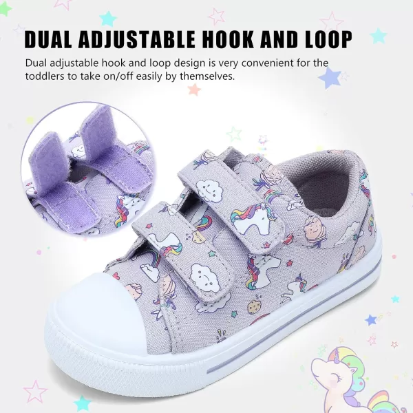 STQ Toddler Boys &amp; Girls Slip On Canvas Sneakers