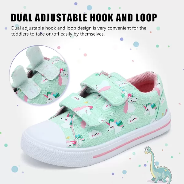 STQ Toddler Boys &amp; Girls Slip On Canvas Sneakers