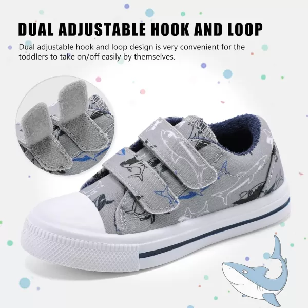 STQ Toddler Boys &amp; Girls Slip On Canvas Sneakers
