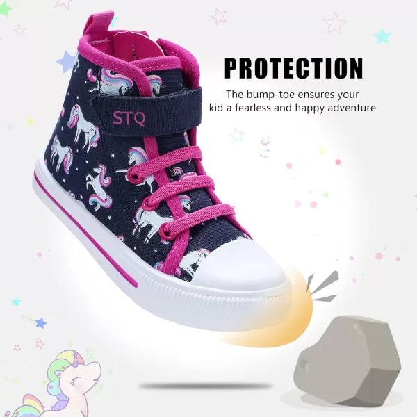 STQ Toddler Boys &amp; Girls Slip On Canvas Sneakers
