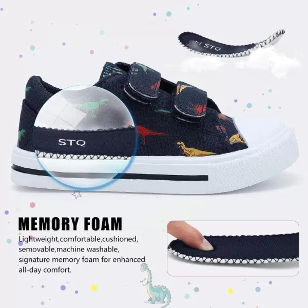 STQ Toddler Boys &amp; Girls Slip On Canvas Sneakers