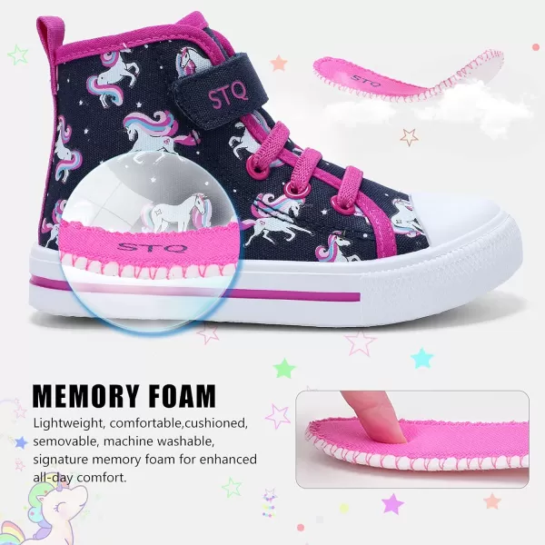 STQ Toddler Boys &amp; Girls Slip On Canvas Sneakers