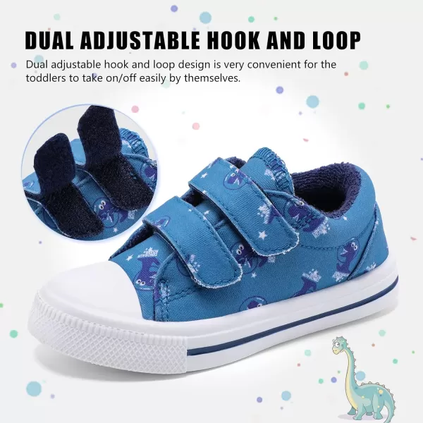 STQ Toddler Boys &amp; Girls Slip On Canvas Sneakers