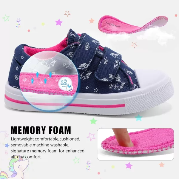STQ Toddler Boys &amp; Girls Slip On Canvas Sneakers