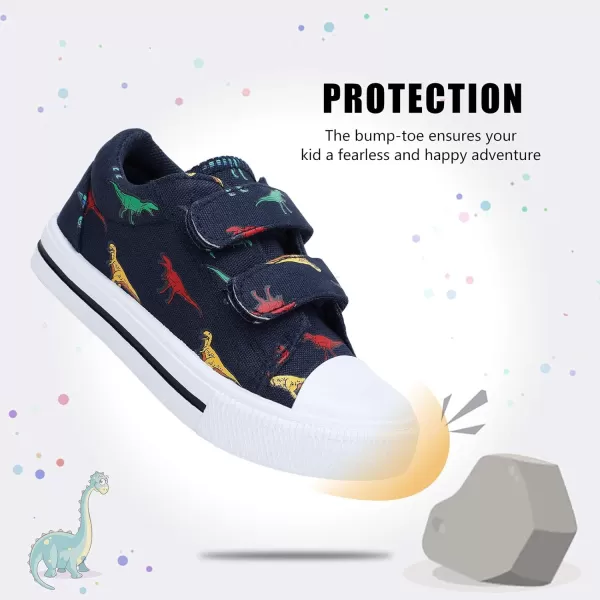 STQ Toddler Boys &amp; Girls Slip On Canvas Sneakers