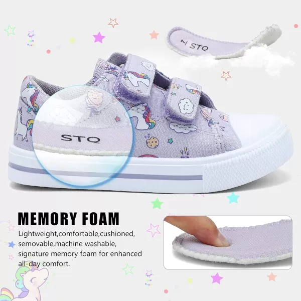 STQ Toddler Boys &amp; Girls Slip On Canvas Sneakers
