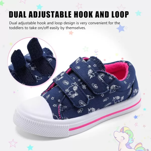 STQ Toddler Boys &amp; Girls Slip On Canvas Sneakers