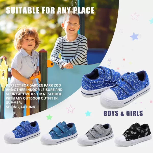 STQ Toddler Boys &amp; Girls Slip On Canvas Sneakers