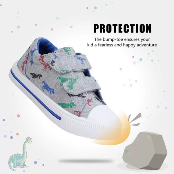 STQ Toddler Boys &amp; Girls Slip On Canvas Sneakers