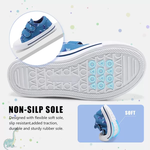 STQ Toddler Boys &amp; Girls Slip On Canvas Sneakers