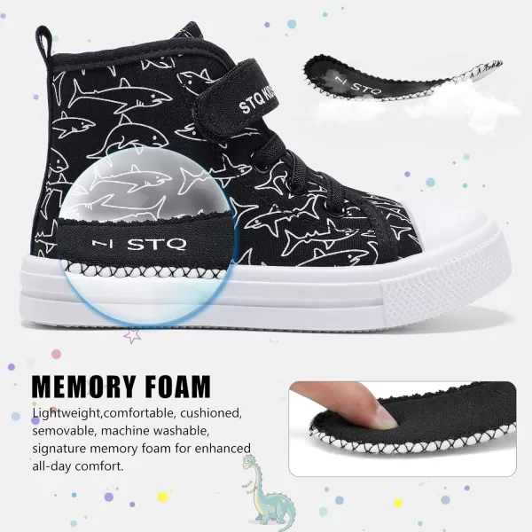 STQ Toddler Boys &amp; Girls Slip On Canvas Sneakers