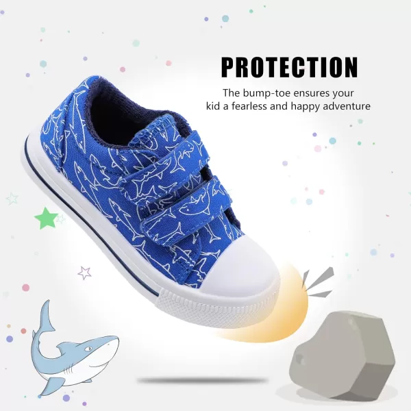 STQ Toddler Boys &amp; Girls Slip On Canvas Sneakers