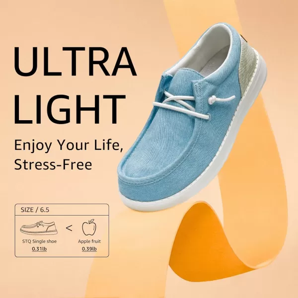 STQ Women's Slip on Loafers丨Orthopedic Comfotable Ultralight Boat Casual Shoes with Arth Support