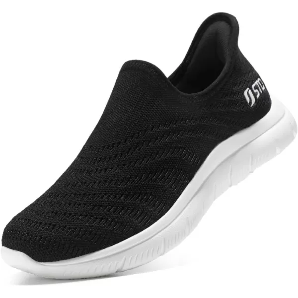 STQ Slip ins Walking Shoes Women Hands Free Orthopedic Slip on Sneakers