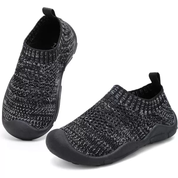 STQ Toddler Boys Girls Sneakers for Kids Lightweight Tennis Walking Sock Shoes