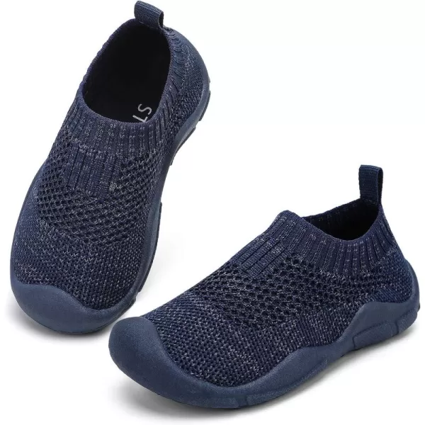 STQ Toddler Boys Girls Sneakers for Kids Lightweight Tennis Walking Sock Shoes