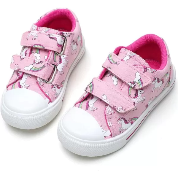 STQ Toddler Boys &amp; Girls Slip On Canvas Sneakers