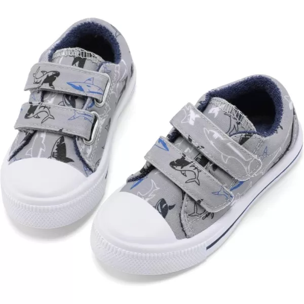 STQ Toddler Boys &amp; Girls Slip On Canvas Sneakers
