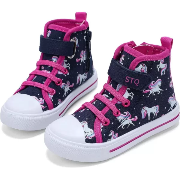 STQ Toddler Boys &amp; Girls Slip On Canvas Sneakers