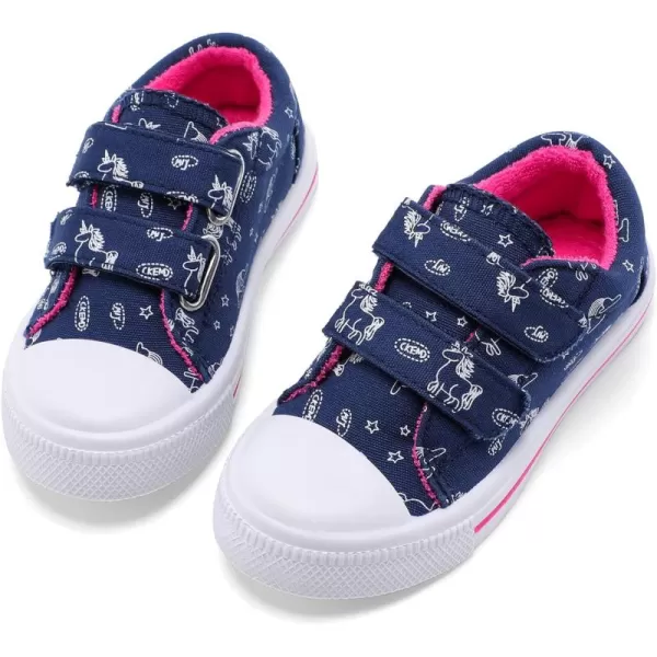 STQ Toddler Boys &amp; Girls Slip On Canvas Sneakers