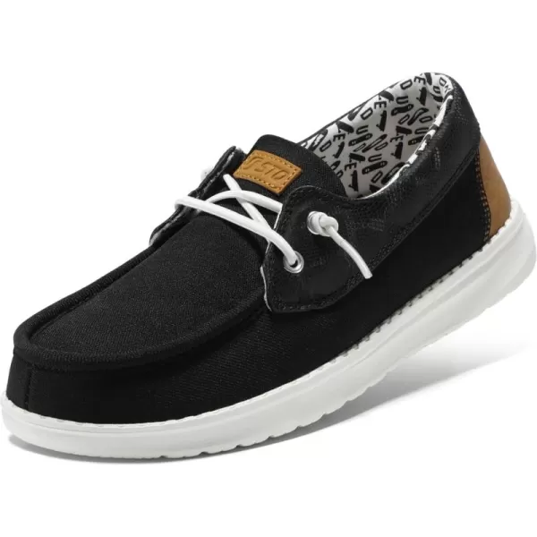 STQ Women's Boat Shoes with Orthopedic Insole Slip On Business Casual Shoes for Plantar Fasciitis Lightweight Loafers