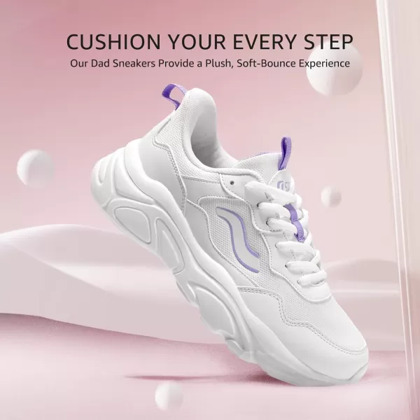 STQ Chunky Sneakers for Womens Platform Dad Shoes Comfortable Walking Shoes