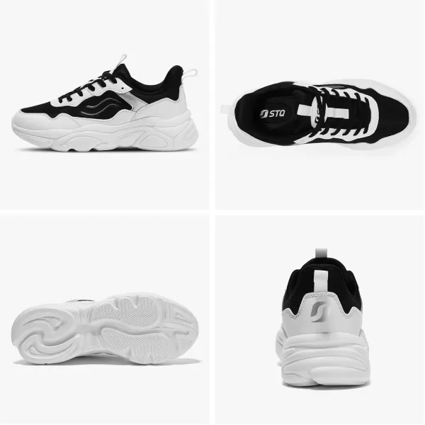 STQ Chunky Sneakers for Womens Platform Dad Shoes Comfortable Walking Shoes