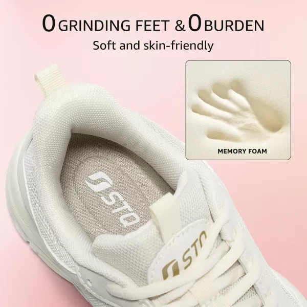 STQ Chunky Sneakers for Womens Platform Dad Shoes Comfortable Walking Shoes