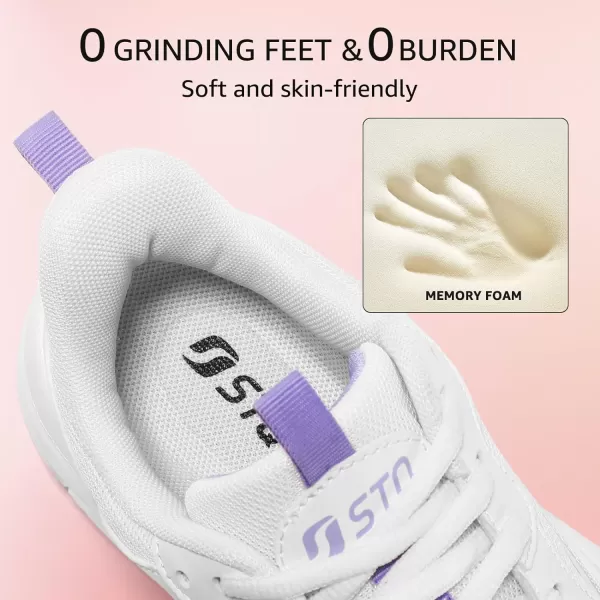 STQ Chunky Sneakers for Womens Platform Dad Shoes Comfortable Walking Shoes