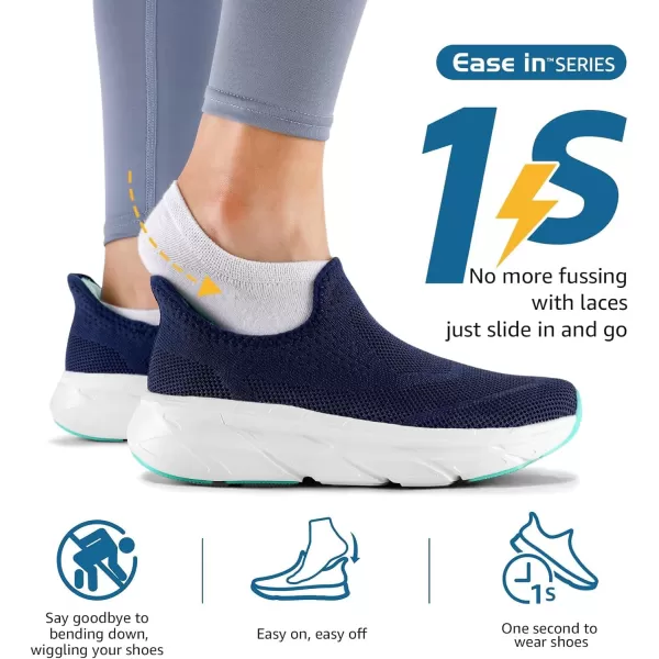STQ Slip ins Hands Free Maternity Walking Shoes Womens Slip on Sneaker