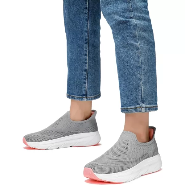 STQ Slip ins Hands Free Maternity Walking Shoes Womens Slip on Sneaker
