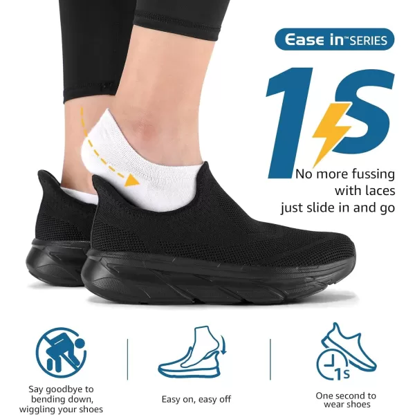 STQ Slip ins Hands Free Maternity Walking Shoes Womens Slip on Sneaker