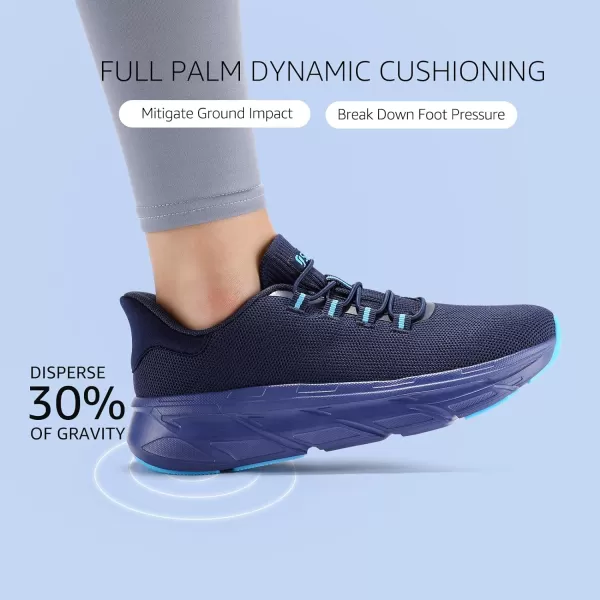 STQ Slip ins Walking Shoes Women Hands Free Slip on Sneakers Maternity Shoes for Plantar Fasciitis