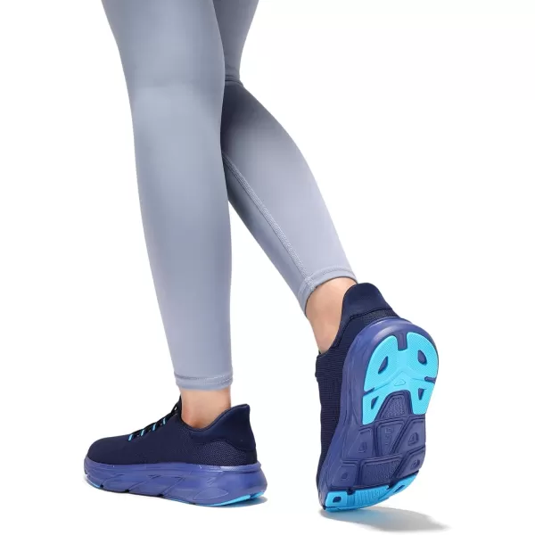 STQ Slip ins Walking Shoes Women Hands Free Slip on Sneakers Maternity Shoes for Plantar Fasciitis