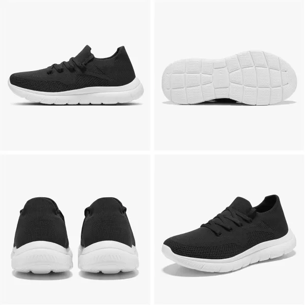 STQ Tennis Shoes Womens Slip on Walking Sneakers with for Gym Workout