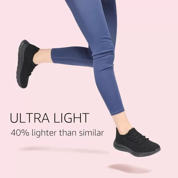 STQ Tennis Shoes Womens Slip on Walking Sneakers with for Gym Workout