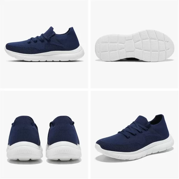 STQ Tennis Shoes Womens Slip on Walking Sneakers with for Gym Workout