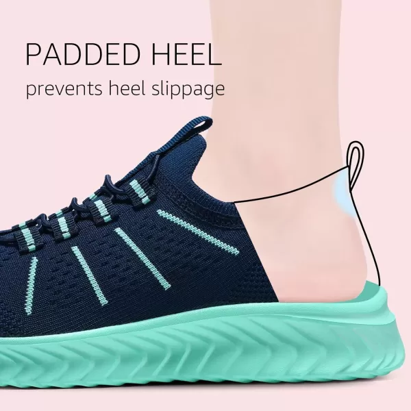 STQ Walking Shoes Cushioned for Women Slip on Sneakers