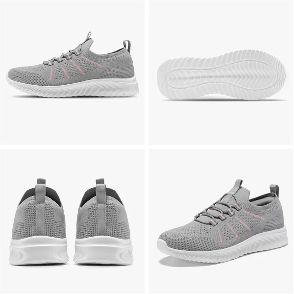 STQ Walking Shoes Cushioned for Women Slip on Sneakers