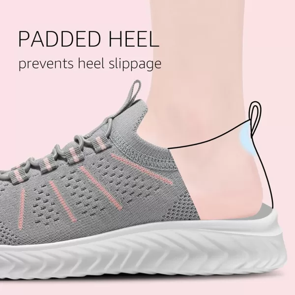 STQ Walking Shoes Cushioned for Women Slip on Sneakers