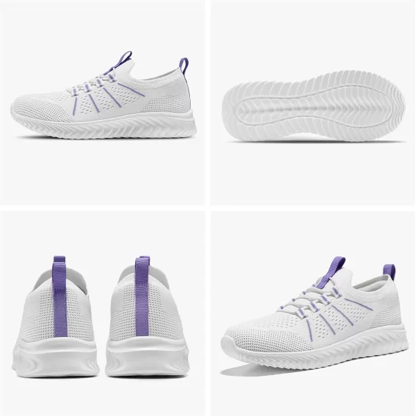 STQ Walking Shoes Cushioned for Women Slip on Sneakers
