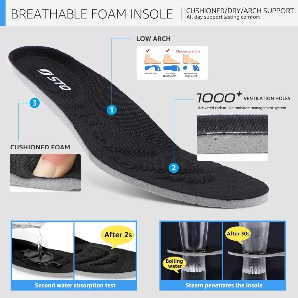 STQ Walking Shoes Cushioned for Women Slip on Sneakers