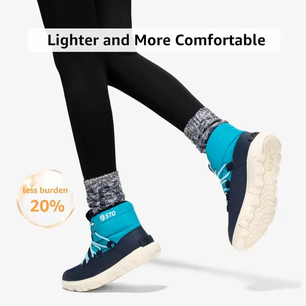 STQ Women Winter Boots with Insulated Insole | Warm &amp; Cozy Winter Snow Boots for Women | Lightweight Non Slip Walking Boots Water Resistant
