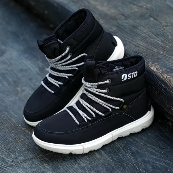 STQ Women Winter Boots with Insulated Insole | Warm &amp; Cozy Winter Snow Boots for Women | Lightweight Non Slip Walking Boots Water Resistant