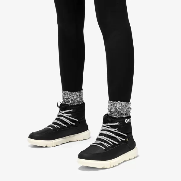 STQ Women Winter Boots with Insulated Insole | Warm &amp; Cozy Winter Snow Boots for Women | Lightweight Non Slip Walking Boots Water Resistant
